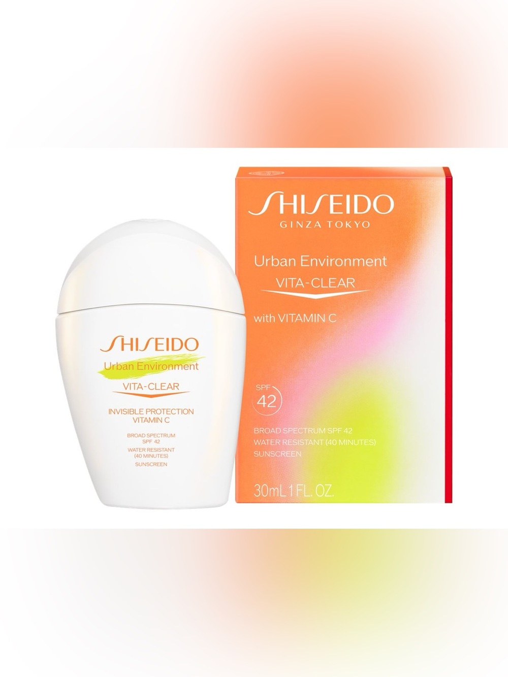 Shiseido Urban Environment VITA-CLEAR Sunscreen - SPF 42 - 30ml
